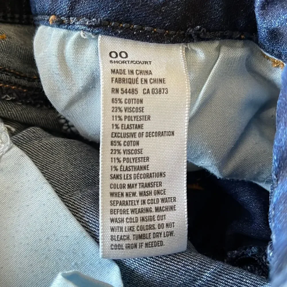 American Eagle Women’s Jeans, High Rise Jegging size 00, super‎ stretch
